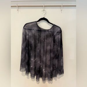 Barreto Dancewear One of a Kind Storm Grey Rehearsal Skirt